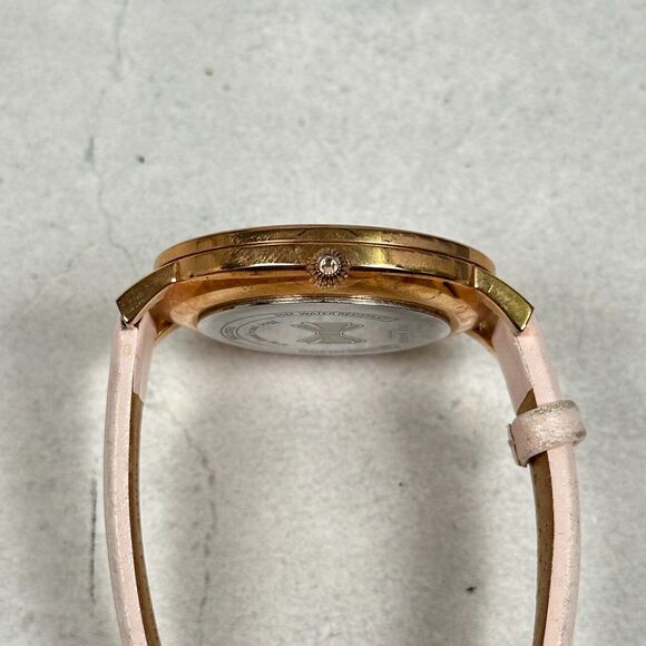 Ted Baker Watch 38mm Bow MOP Dial Kate Rose Gold Tone Pink Band New Battery - Picture 7 of 11